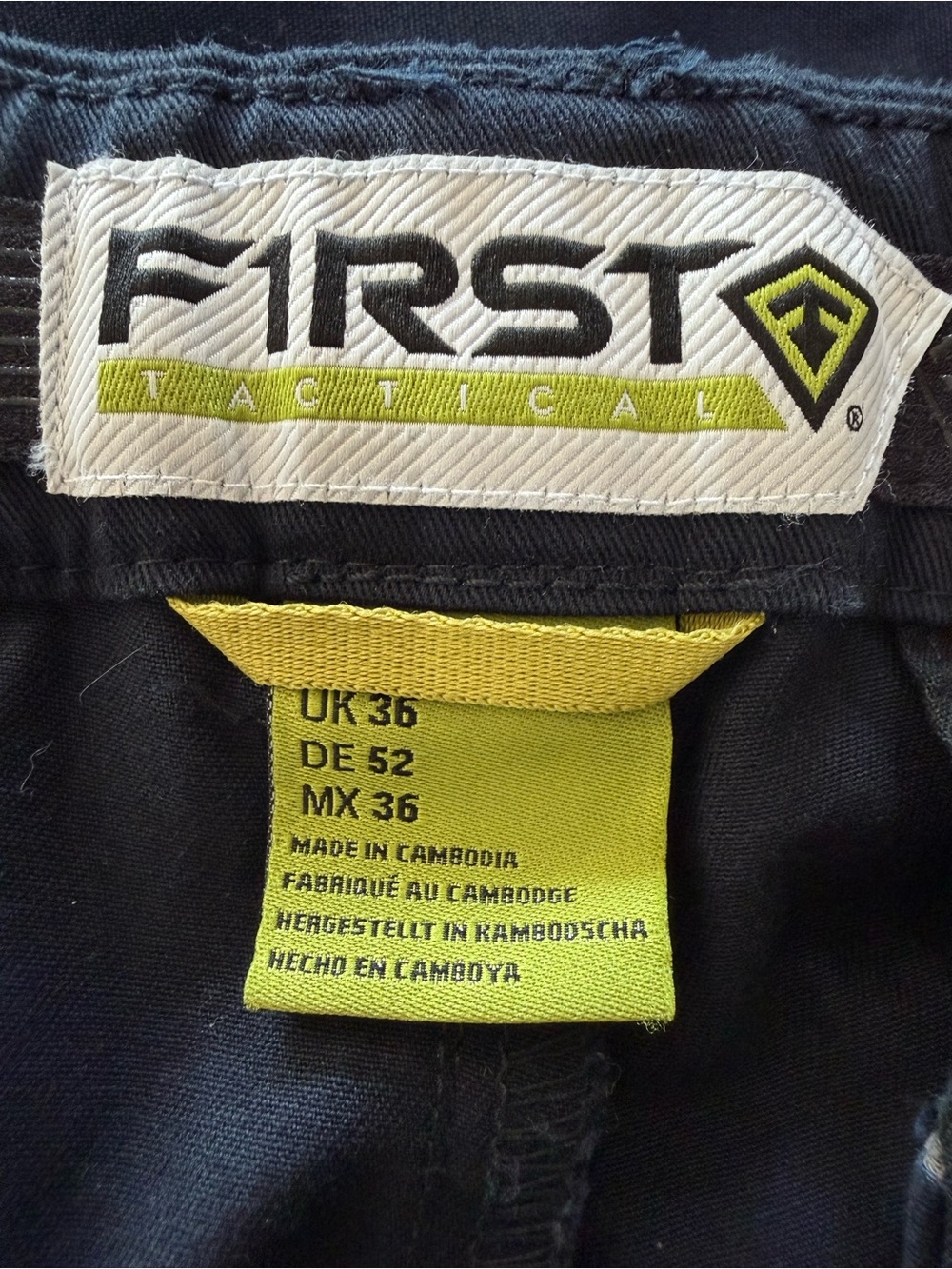 First Tactical Men's Uniform Pants Navy 36x32 - Picture 3 of 4